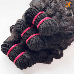 Top Mink Virgin Curly Wave Hair 1/3/4 Bundles Deals